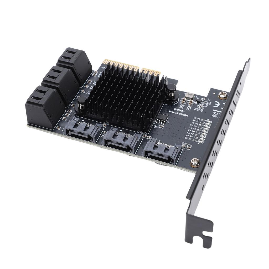 Placa de Expansão PCIe 4X para 9 Portas Serial ATA3.0 6Gbps Placa de Expansão PCIe GEN3 Adaptador de Disco Rígido para 10 11 2003 para
