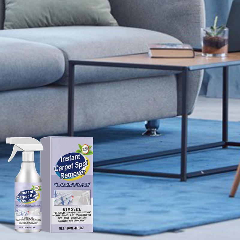 Carpet Stain Remover 120ml Rug Cleaner Spray Carpet Spots Cleaning Spray Carpet Cleaner Carpet Pet Stain Remover Removes Wine