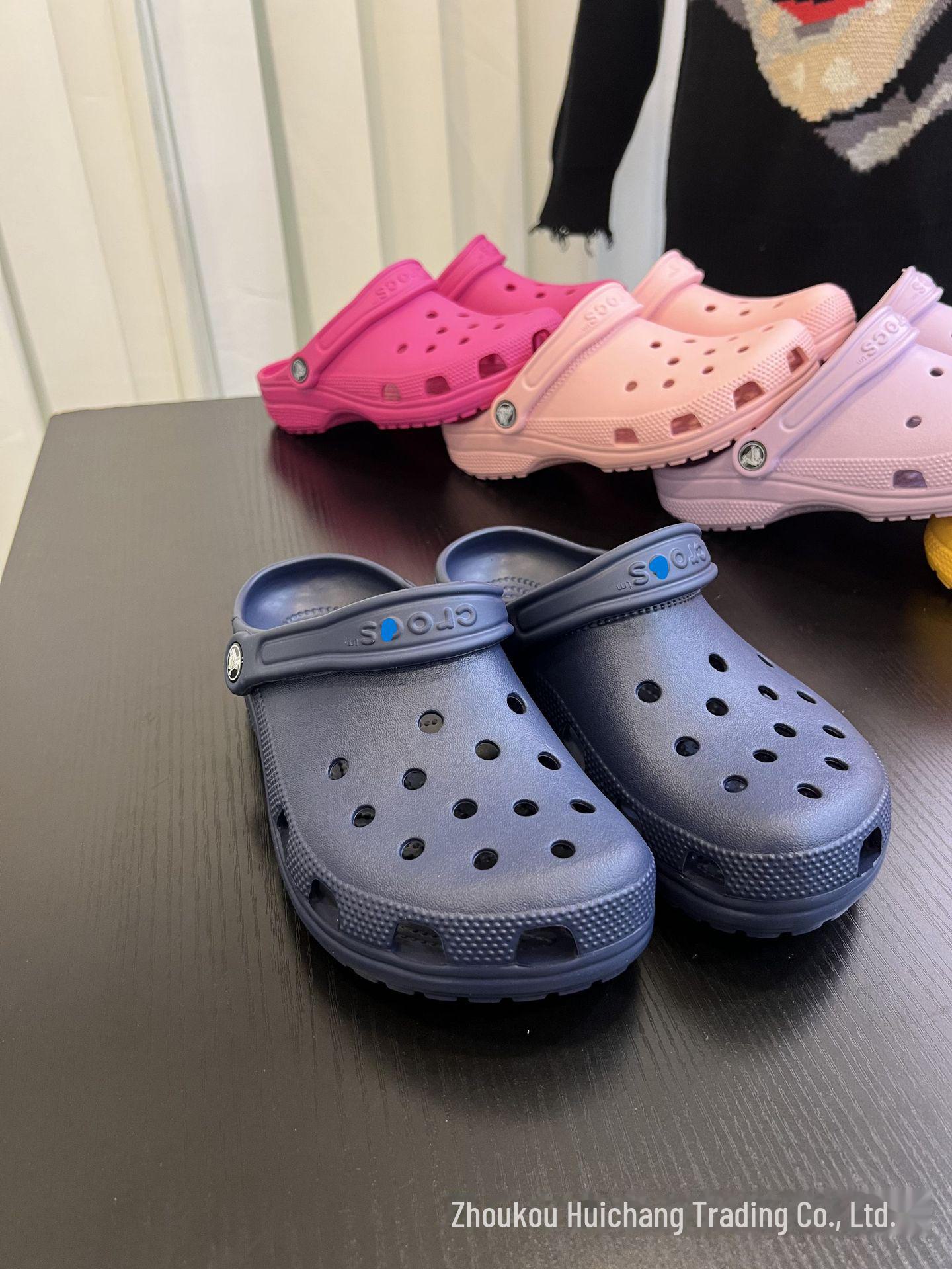 

«Пляжные сандалии Cross Star Hole Non-Slip для мужчин и женщин — классическая парная обувь» 45 темно-синий