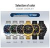 Sanda 6318 Men's Multi-Function Outdoor Sports Watch with Three-City Time, Countdown, and Waterproof Features