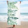 Buntes abstraktes Lächeln Strandtuch Lustiges Graffiti-Muster Mikrofaser-Badetuch Weiches Schnelltrocknendes Handtuch Strand Pool Reisen Camping