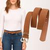 Casual Suede Leather Belt Pin Buckle Waistband Trendy Business Waist Belt  For Women