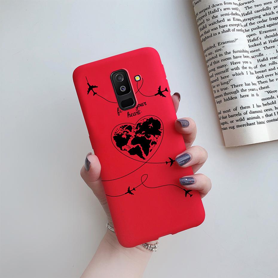 Daisy Flower Phone Case For Samsung Galaxy A6 Plus A6+ 2018 A605F Case Cover Cute Silicone Funda For Samsung A6 2018 A600F Case