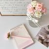 Fake Rose Neutral Gel Pens Writing Smoothly Signature Pen Artificial Flowers Ballpoint Pen  Ladies