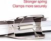 12Pcs 4inch Large Bulldog Clip, Silver Stainless Steel File Binder Clips Clamps Metal Food Bag Paper Clips for Home Office Schoo