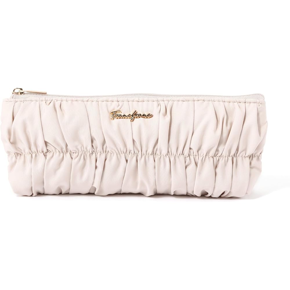 Francfranc Gather Pen and Glasses Case Light Pink Storage Pouch for Desk Organization Stationery Holder