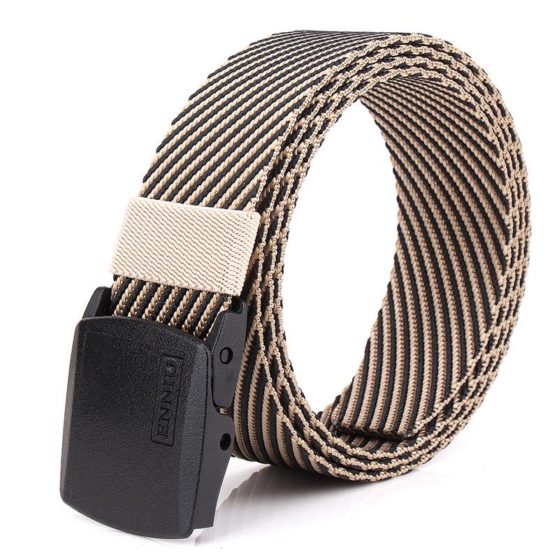 Versatile Unisex Belt And Slimming With Metal Buckle Belt Paired Jeans With