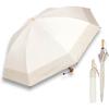 Folding Parasol for Fully Rain or UV Light 8 Ribs X Heather [MERDEA] Women, Sun-Blocking, Shine, Heat-Blocking, Lightweight, 50cm, Cut, 100% Blocking,