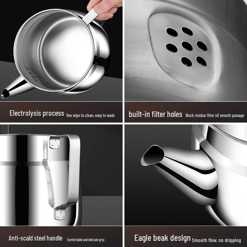Stainless Steel Oil Filter Pot