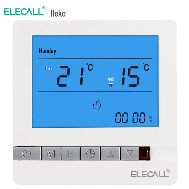 ELECALL EK8805HD-W-16 Floor Heating Thermostat