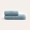Likya Jacquard Straight Striped 2 Pieces Towel Set, Cotton Face Hand Towels,Soft Cotton Face Towel, Soft Hand Towel, Cotton Hand Towel
