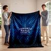 Toronto Maple Leafs Blue Design Print Blanket Soft and Cozy Perfect for the Living Room Bed Sofa or a Nap,gift