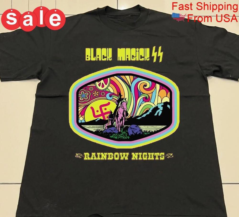 Neues Black Magick SS Band Rainbow Nights Shirt Unisex Tee S-2345XL WA134 Unisex T-Shirt