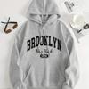Unisex European & American Style Printed Casual Hoodie - In Stock