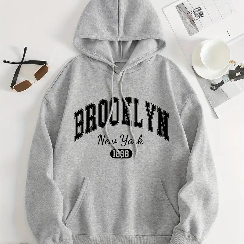 Unisex European & American Style Printed Casual Hoodie - In Stock