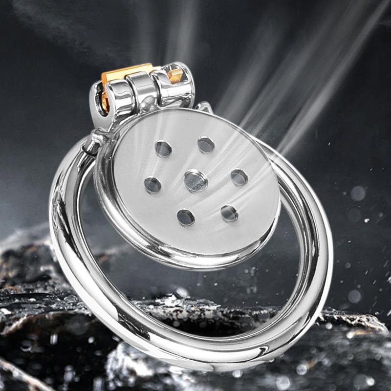 With Lock Metal Male Chastity Cage Male Chastity Device Cock Ring Male Chastity Belt Penis Lock Adult Sex Toys For Men