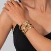 Ingemark 6Pcs/Set Bohemia CCB Imitation Pearls Rice Bead Bracelet for Women 2026 Trendy Summer Beach Party Bangles Jewelry Gift