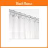 Banyo Dekorasyonu İçin Açık Uçlu Modern Minimalist Metal Duş Perdesi Kancalı Halkalar