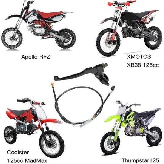 7/8'' Left Clutch Lever Handle Cable for 50cc 70cc 90cc 110cc 125cc 150cc P