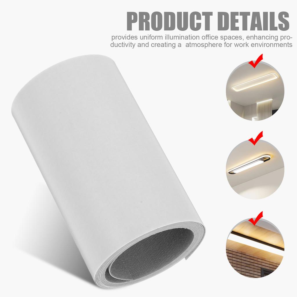 Office Ceiling Diffuser Fireproof Heat Resistant Soft Light Anti Glare Panel For Conference Room Workspace Lamp Cover