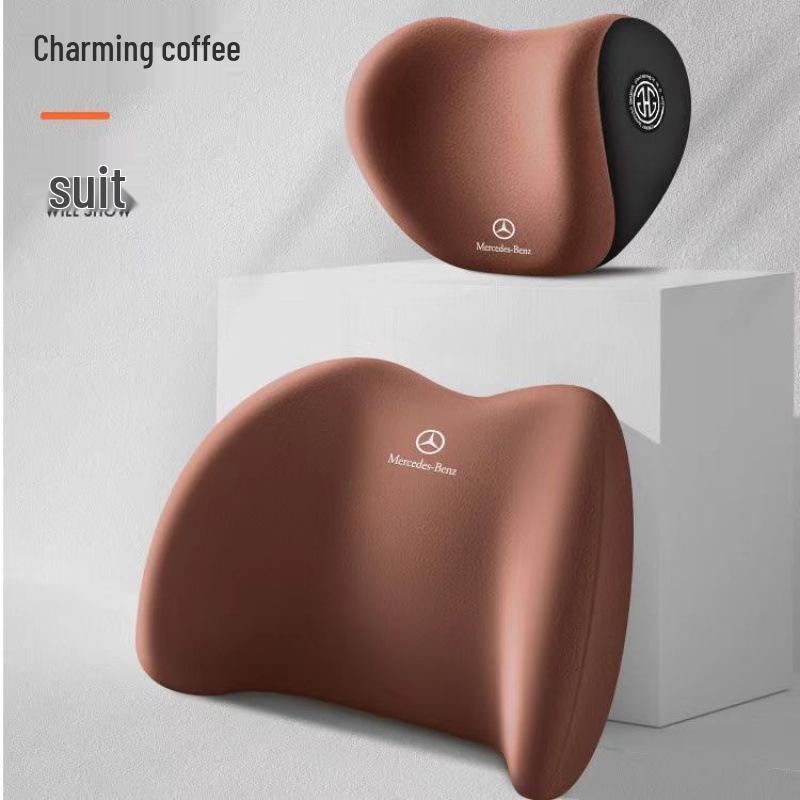 Mercedes-Benz Memory-Schaum Kopfstützen- und Lendenwirbelstützkissen-Set