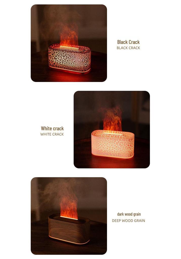 Creative Seven-Color Flame Aroma Diffuser & Humidifier