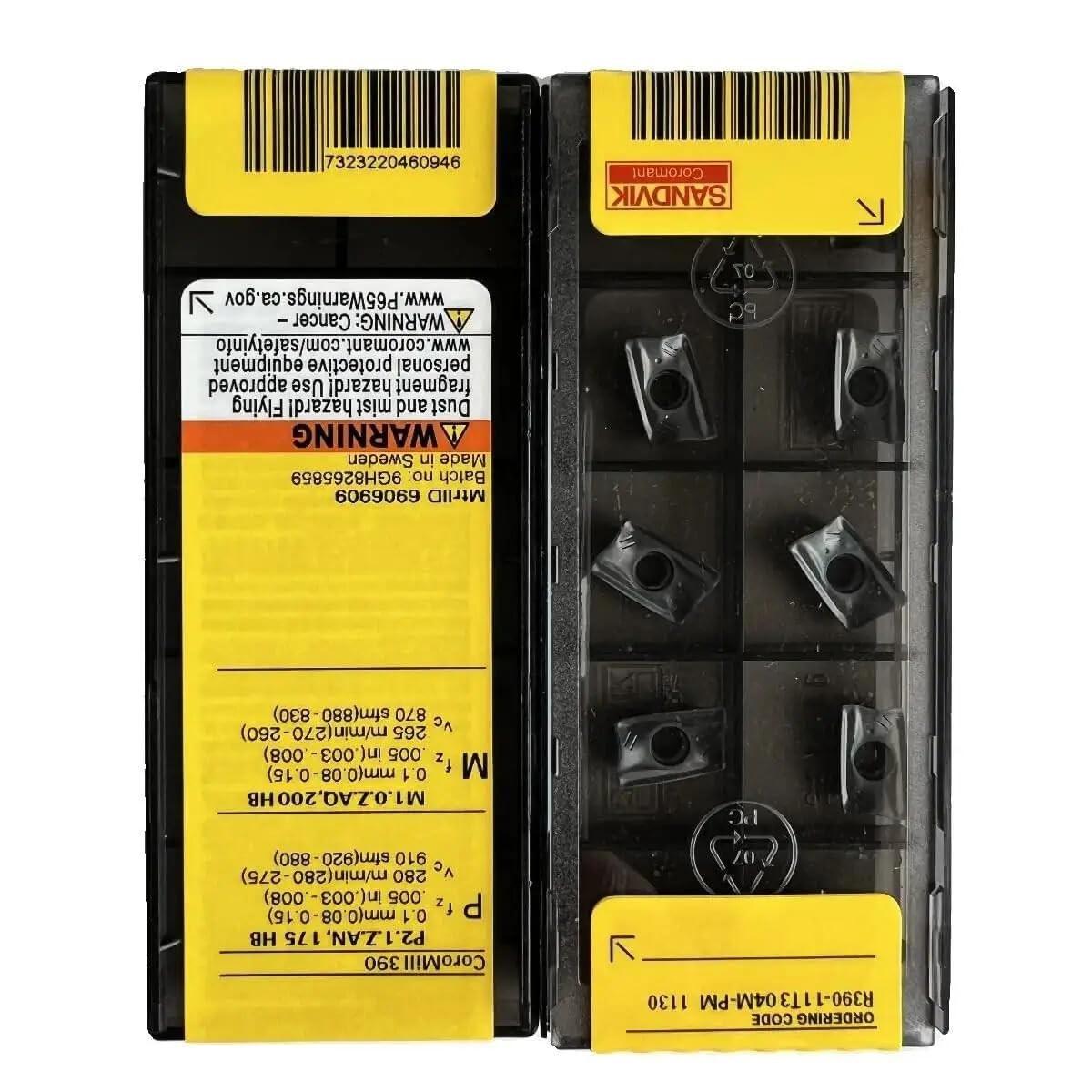 

Original Sandvik / R390-11T304M-PM 1130 / CNC lathe carbide blade 10 PCS