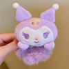 Sanrio Cinnamoroll & My Melody Cute Cartoon Plush Makeup Headband & Hair Clip Set for Women