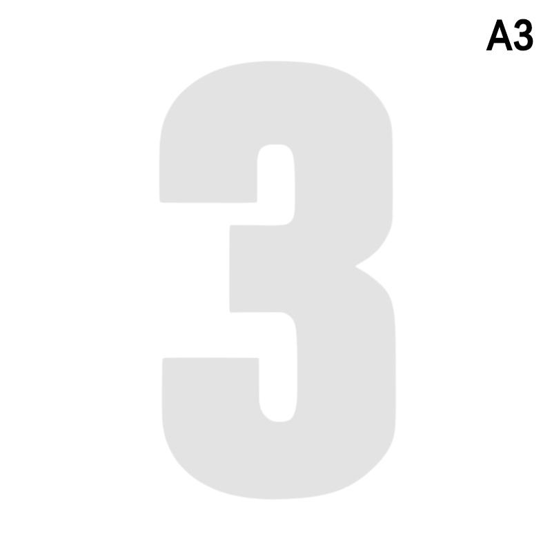 Reflective Trash Can Labels Wheelie Bin Number Sticker Self-Adhesive Weatherproof Outdoor Mailbox House Numbers Decal