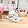 1:12 Dollhouse Miniature Wooden Horse Chair - Child Room Decor & Photo Prop
