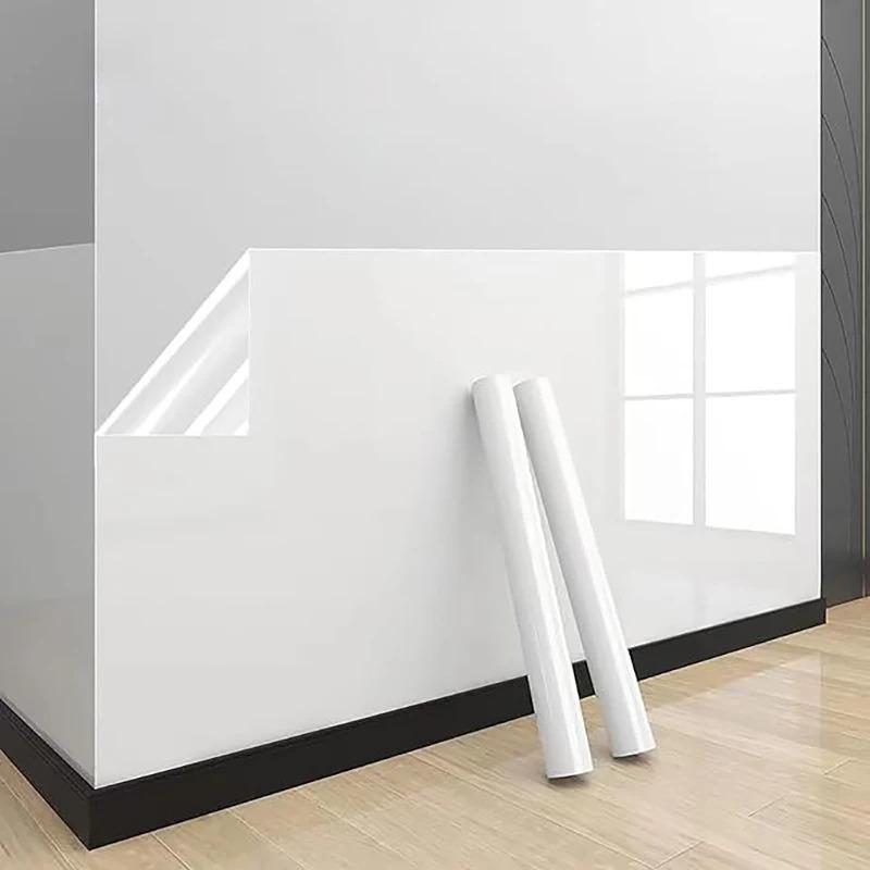 Transparent and detachable anti oil contact protective film wall sticker kitchen bedroom wall electrostatic wallpaper