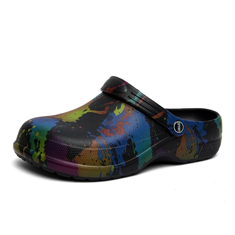 Fashion Creatar Trendy Summer Women Clogs Slipper Fashion Printing Design Beach Slides Outdoor Sports Sandals EVA Sole Male Garden Shoes