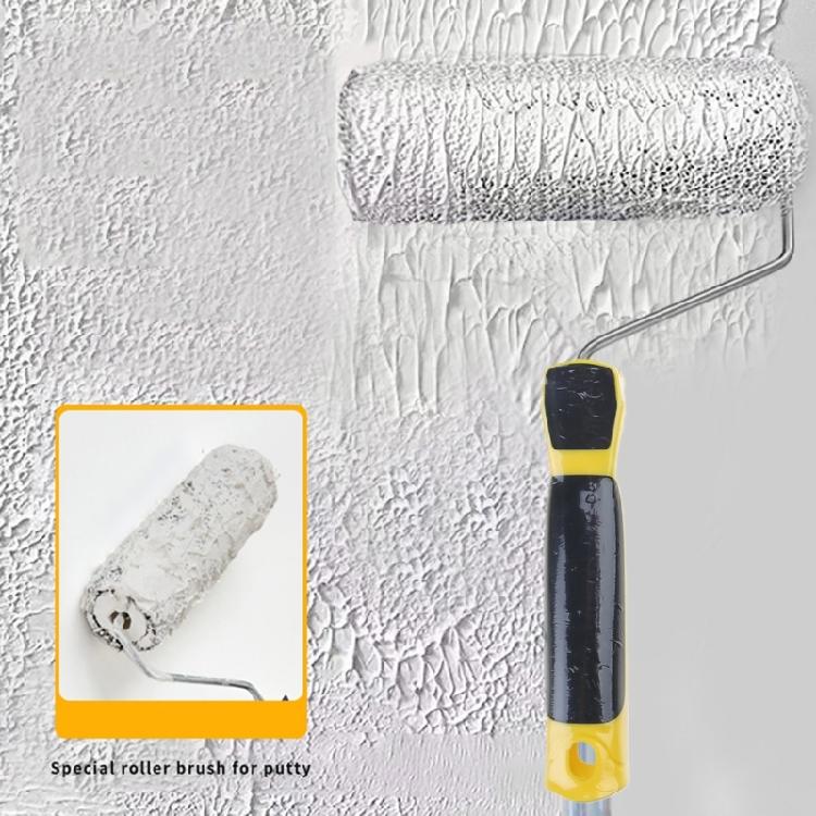 Multifunction Wall Putty Roller with Comfortable Handle Drywall Finishing Roller Paint Roller with Handle for Even Coating