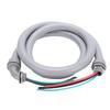 Power Whip Assembly 3 4inch 6ft Nonmetallic Liquid Tight Flexible Electrical Conduit with Wire for Small Split Air
