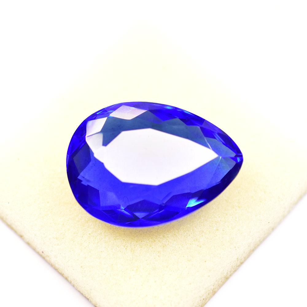 Natural Blue Topaz Loose Gemstone 59.05 ct Pear Cut for Collectors for Jewelry Making and Crafts