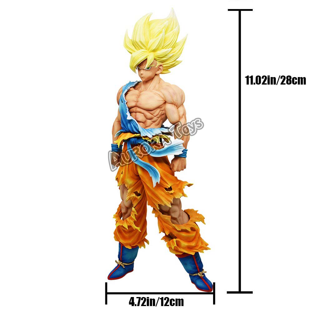 11,02 Zoll/28 cm Anime Dragon Ball Figur Goku Figuren Super Saiyan PVC Actionfiguren Sammlermodell Spielzeug Geschenke