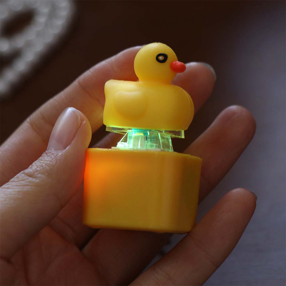 Fingertip Button Frog Croaking Fidget Toy Plastic Keyboard Sound Keyring Children Adult