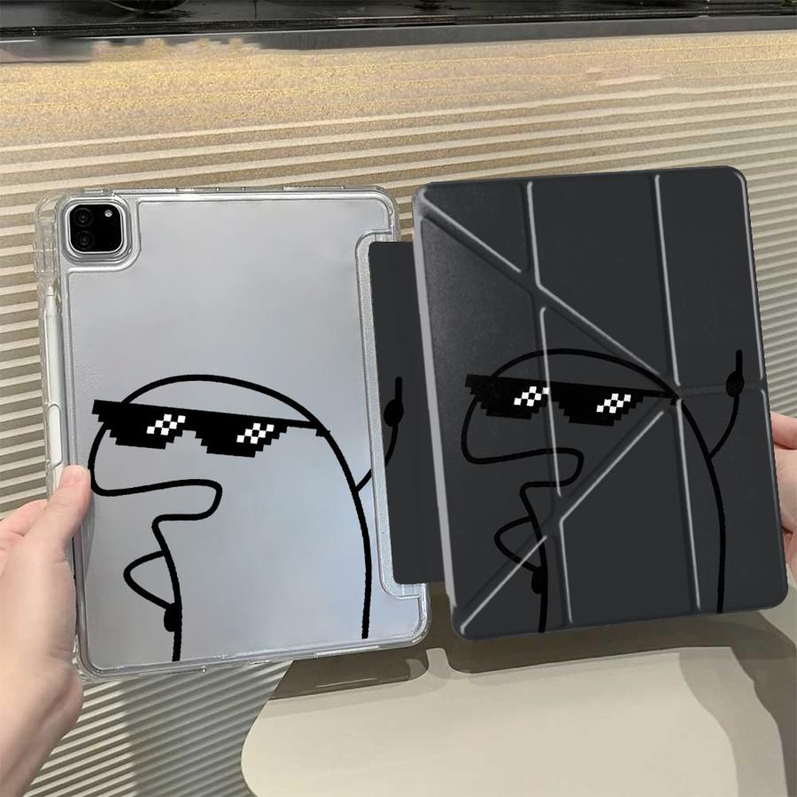 

Line People Cool Tablet Case For iPad Air 4 5 M3 M2 1 2 M4 11inch Pro 11th 10th 9th 8th 7th 12.9inch Mini 6 7 Pro 2025 Y-Fold iPad Mini 6 8.3