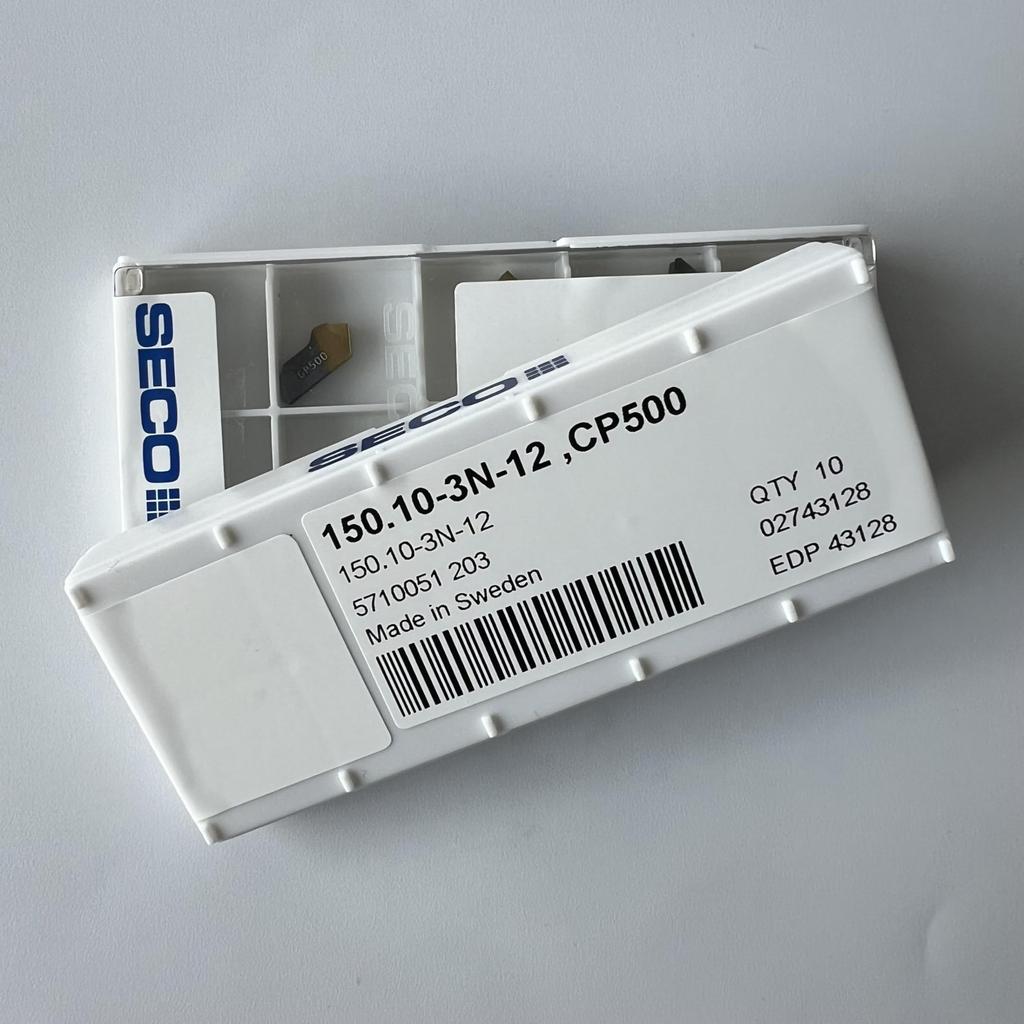 SECO / 150.10-3N-12,CP500 / Original genuine CNC alloy blade 10 Pcs