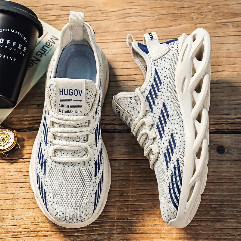 New Fashion Men 's Four Seasons Comfortable Thick Sole Shoes Students BoysTrending Soft Sole Breathable Casual Running Sneakers
