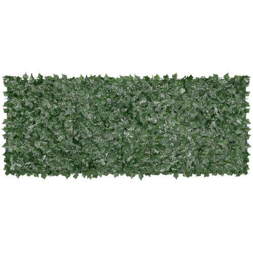 VEVOR Ivy Privacy Fence, 990 x 2490 mm Artificial Green Wall Screen, Greenery Ivy Fence with Mesh Cloth Backing and Strengthened Joint