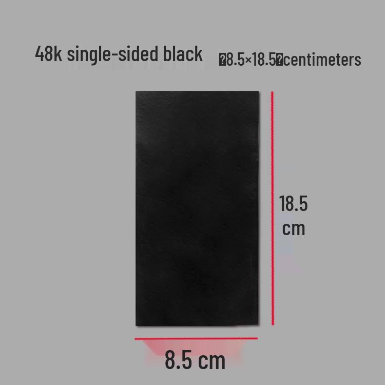 Large Single-Sided Black Carbon Graphite Paper for Non-Stick Handwriting & Cross-Stitch Tracing.