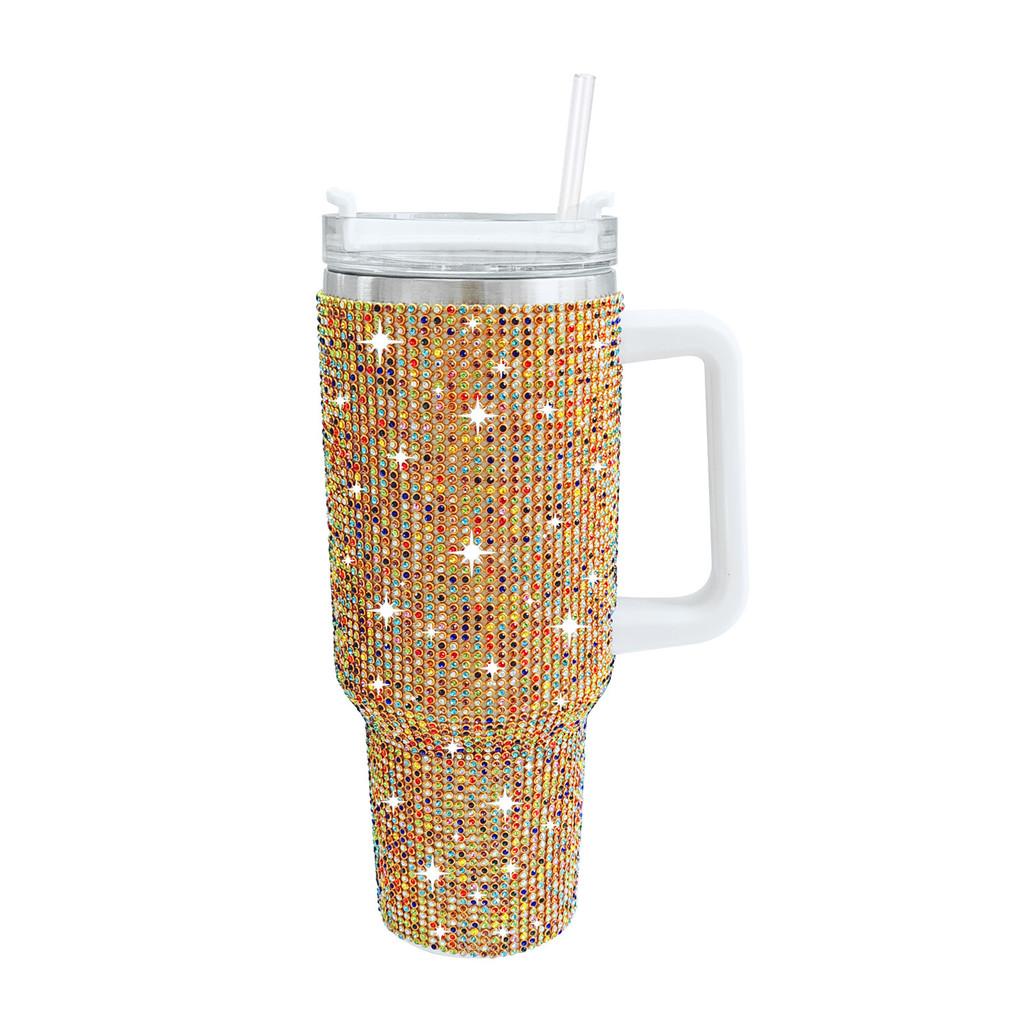 Insulated Travel Mug With Handle And Straw For Commuting And Outdoors
