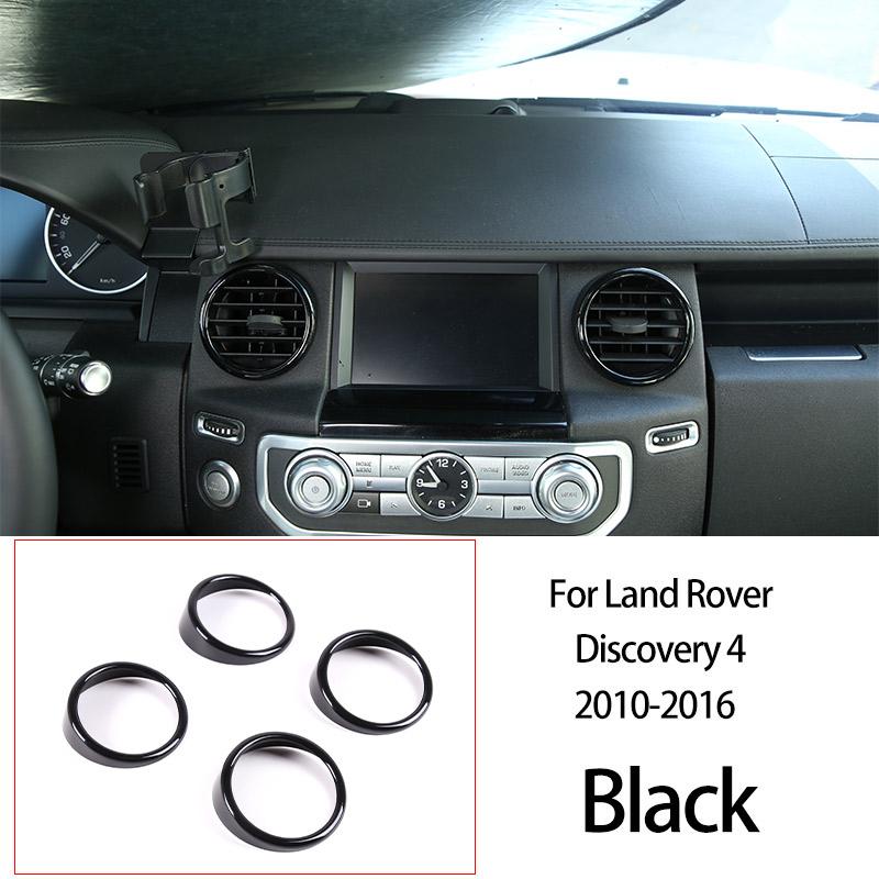 

For Land Rover Discovery 4 LR4 2010-16 ABS Black Central Control Dashboard Interior Decoration Panel Trim Strip Car Accessories