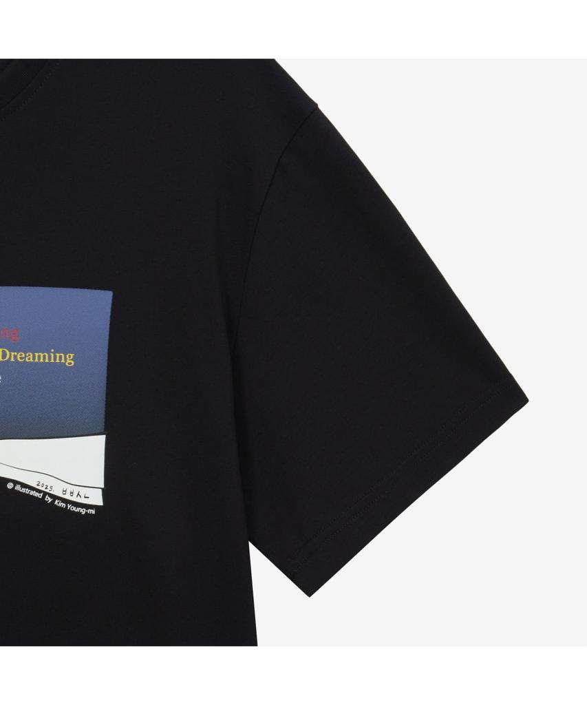 Noseupeiseu Nt7Us63A Men'S 69 Days Expedition Short Sleeve T-Shirt 2 Black