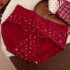 New Year Zodiac Red Antibacterial Pure Cotton Women's Underwear - Good Luck Wedding Edition