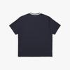 diadora Seersucker Short Sleeve Piste Navy