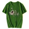 Bonefish Skull Deep Sea Fish Skeleton Funny Fisherman Angler T-Shirt Cotton O-Neck Short Sleeve T Shirt Oversize Streetwear