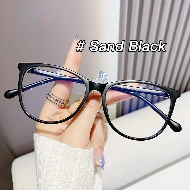 

Fashion Cat Eye Plain Eyeglasses Trending Gradient Blue Light Blocking Optical Glasses for Women Men Ultralight Eyewear