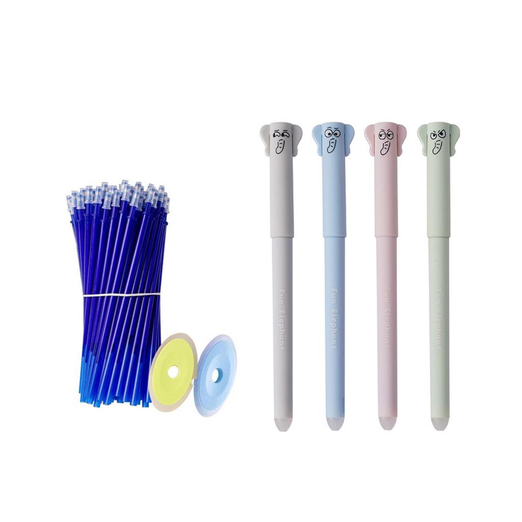 4Pcs Creative Animal Pattern Ballpoint Pens Funny Themed Copywriting Ballpoint Pens School Office Stationery Writing Supplies